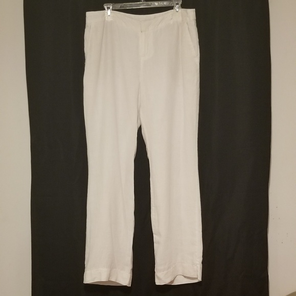 Cynthia Rowley Pants & Jumpsuits Cynthia Rowley White Linen Pants